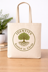 Rooted in Christ Tote Bag