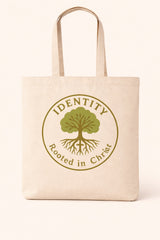 Rooted in Christ Tote Bag
